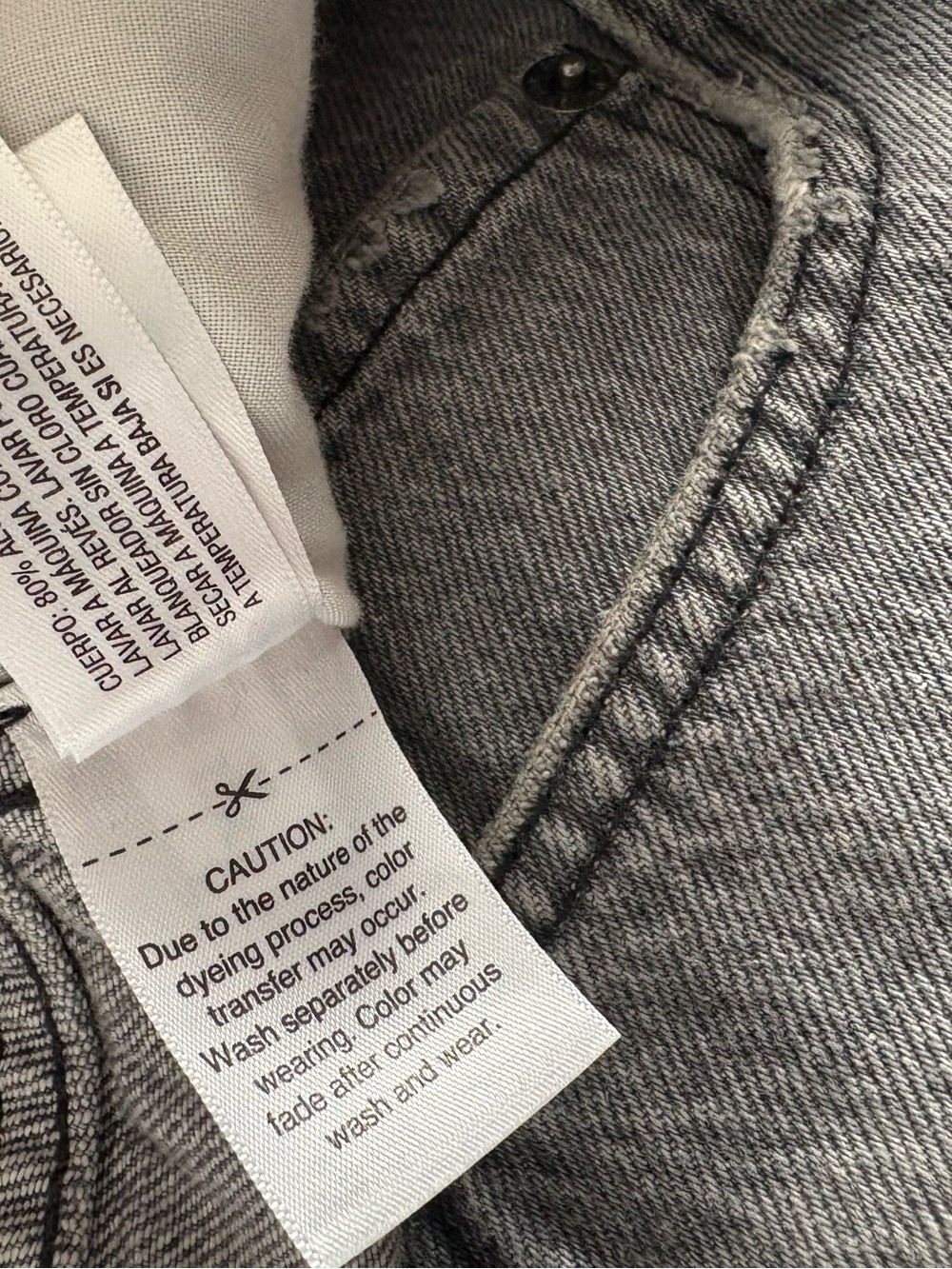 Universal Thread Distressed High-Rise Denim Shorts — Gray 14 - Picture 9 of 10
